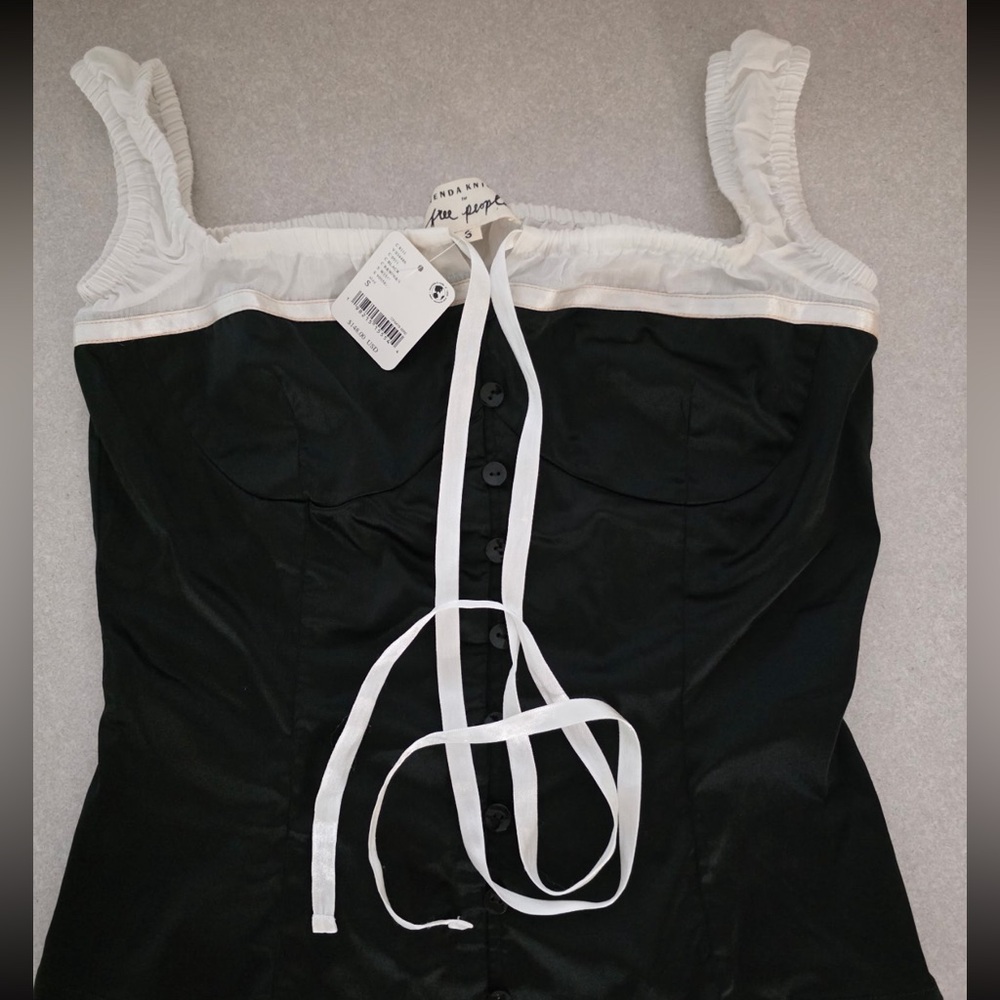 Limited Edition Free People Black and White Tank Top - Picture 7 of 11
